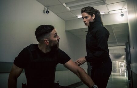 Zeeko Zaki as Special Agent Omar Adom ‘OA’ Zidan and Missy Peregrym as Special Agent Maggie Bell — 'FBI' Season 9 Premiere