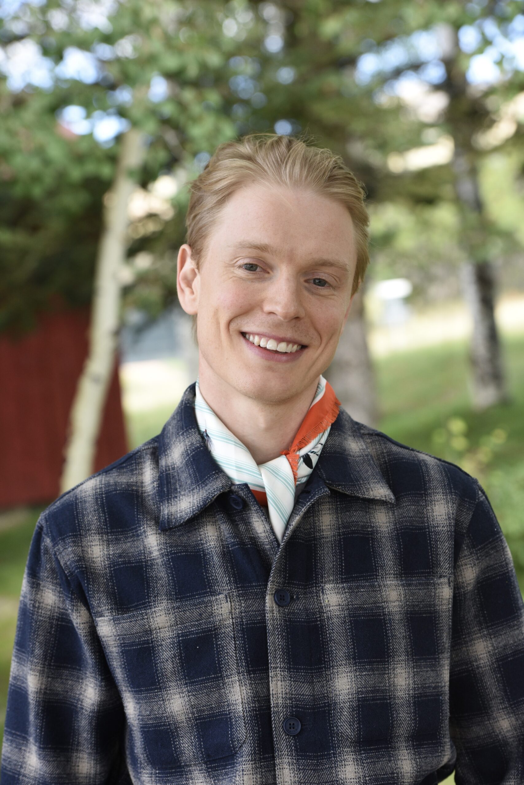 Freddie Fox attends The Patrons Brunch at 2026 Telluride Film Festival on September 04, 2026 in Telluride, Colorado.