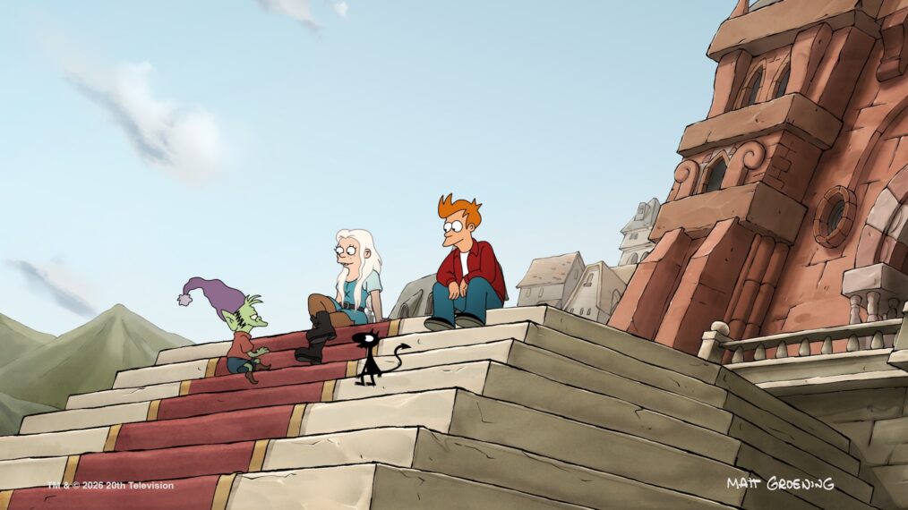 FUTURAMA - "A New New York Yankee in King Elfo’s Court" - A time-machine failure sends Fry sideways in time to a medieval land. (Disney/Matt Groening)FUTURAMA