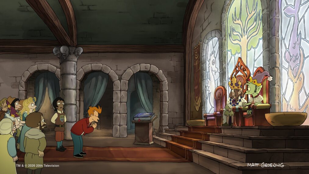 FUTURAMA - "A New New York Yankee in King Elfo’s Court" - A time-machine failure sends Fry sideways in time to a medieval land. (Disney/Matt Groening)FUTURAMA