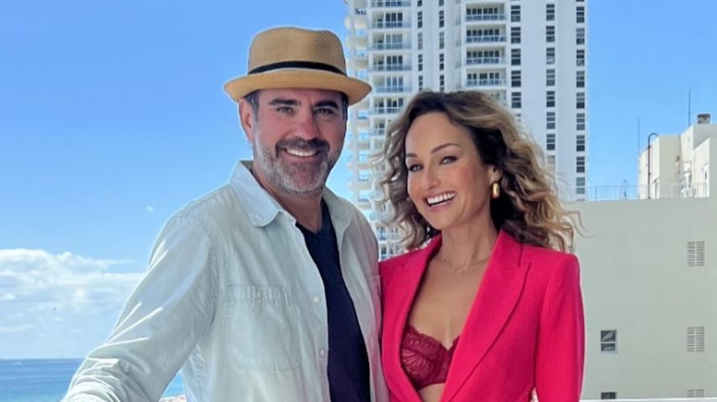 Shane Farley and Giada de Laurentiis
