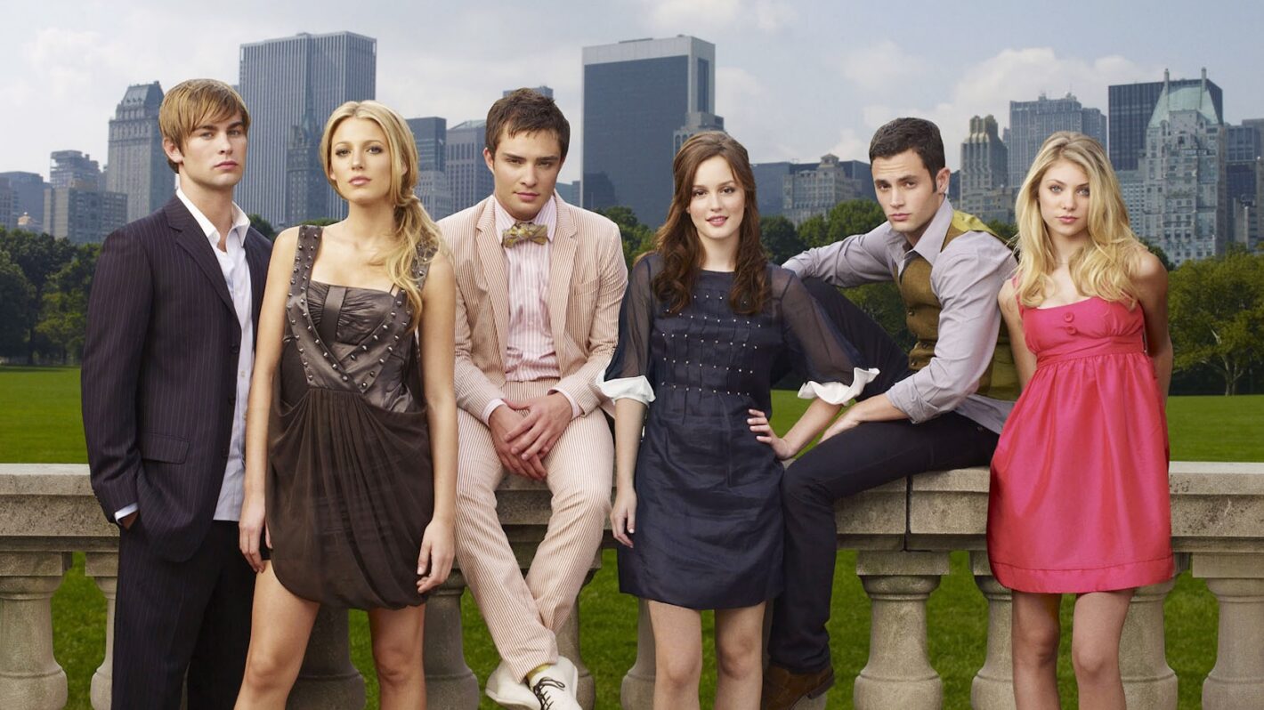 Chace Crawford, Blake Lively, Ed Westwick, Leighton Meester, Penn Badgley, Taylor Momsen of 'Gossip Girl'