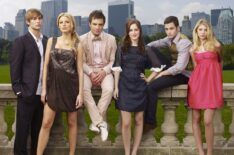 Chace Crawford, Blake Lively, Ed Westwick, Leighton Meester, Penn Badgley, Taylor Momsen of 'Gossip Girl'