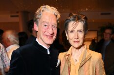 Guy Paul (L) and Dame Harriet Walter attend the press night after party for 'Grace Pervades' at The Haymarket Hotel on April 30, 2026 in London, England.