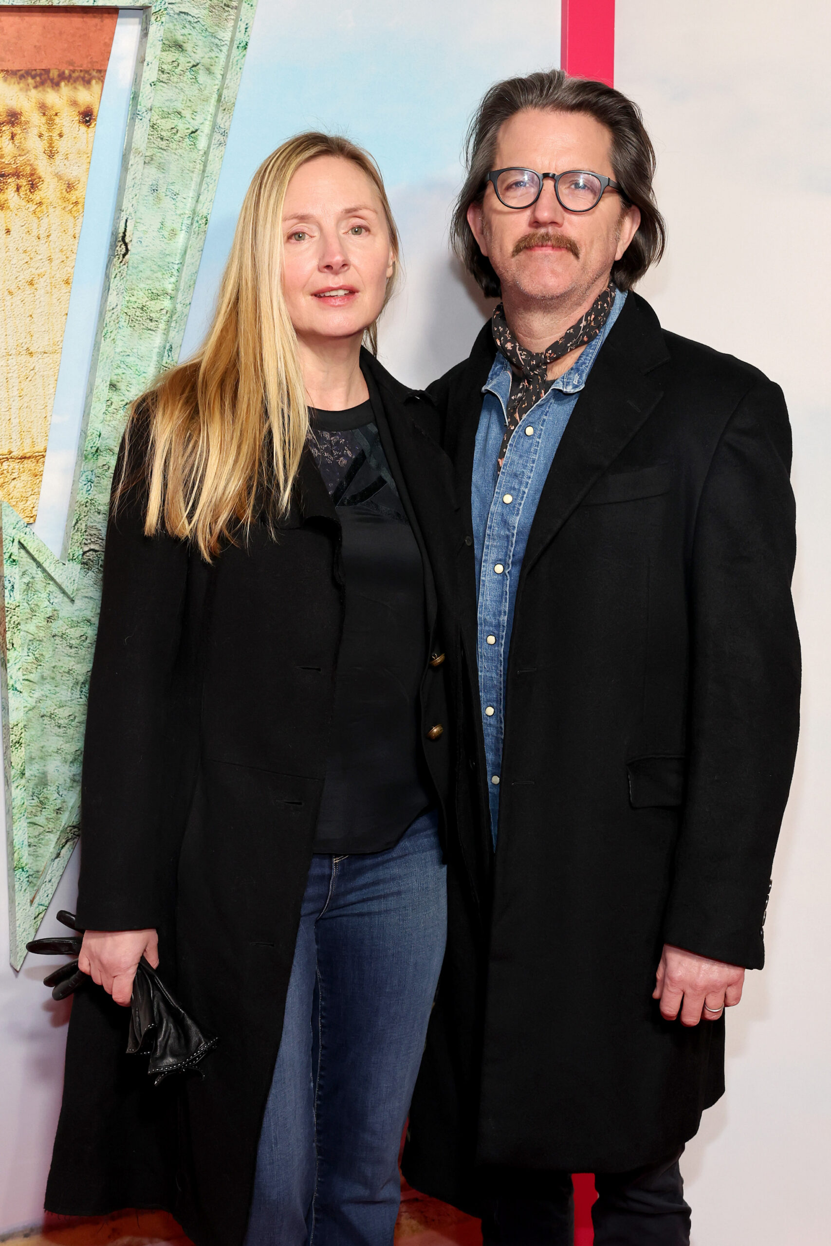 Hope Davis and Jon Patrick Walker attend the 