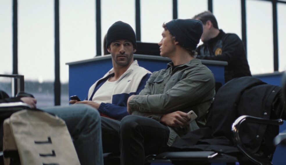 Cliff and Ilya in 'Heated Rivalry' Season 1 Episode 1