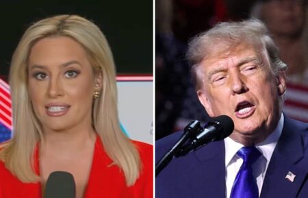 Jacqui Heinrich and Donald Trump