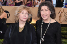 Jane Wagner and Lily Tomlin attend the 23rd Annual Screen Actors Guild Awards at the Shrine Expo Hall on January 29, 2017, in Los Angeles, California