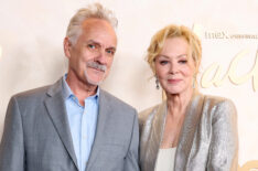 Joe Pacheco and Jean Smart attend the Los Angeles Premiere of HBO's 'Hacks' Season 5 at Private Location on April 08, 2026 in Los Angeles, California