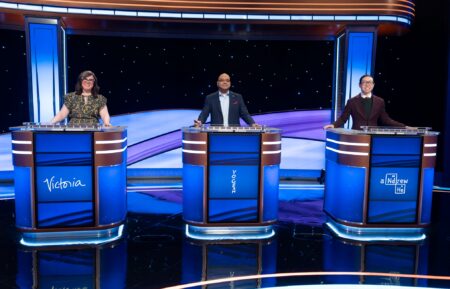 VICTORIA GROCE, YOGESH RAUT, ANDREW HE JEOPARDY! MASTERS – “THE FINALS” – Hosted by Ken Jennings, top-ranked contestants compete for the $500,000 grand prize in the finals, featuring Victoria Groce, Andrew He and Yogesh Raut. TUESDAY, SEPT. 8 (8:00-9:00 p.m. EDT) on ABC
