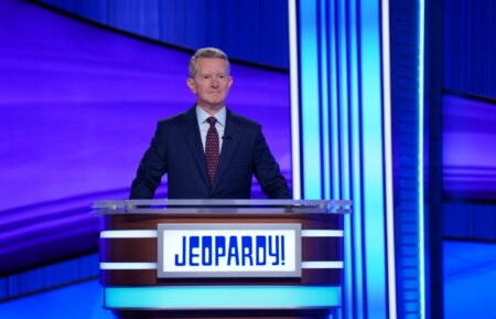 "Jeopardy!" host Ken Jennings on set of Season 43