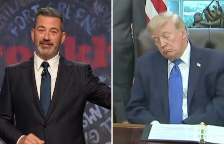 Jimmy Kimmel and Donald Trump