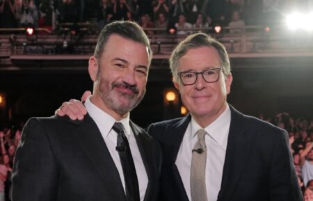 Jimmy Kimmel and Stephen Colbert