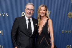 John Oliver and Kate Norley arrive to the 78th Primetime Emmy Awards held at the Peacock Theater on September 14, 2026.