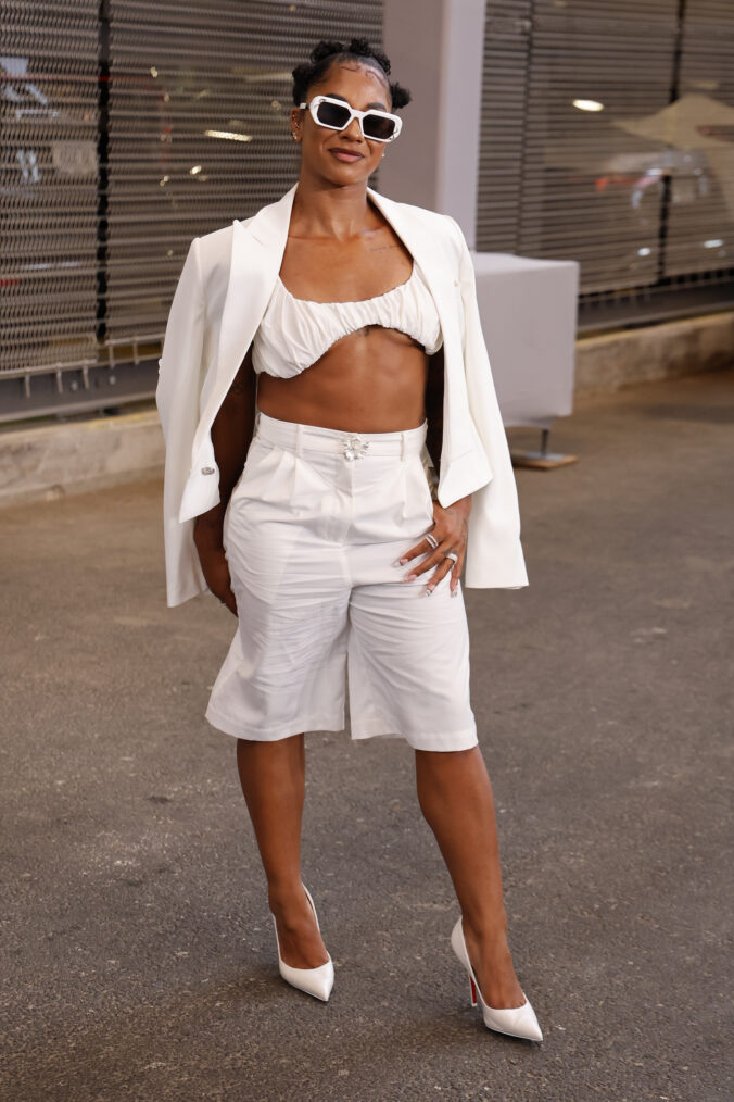 Jordan Chiles attends day twelve of the 2026 US Open, a Grand Slam tennis tournament held at the USTA Billie Jean King National Tennis Center on September 10, 2026 in Flushing Meadows, Queens, New York