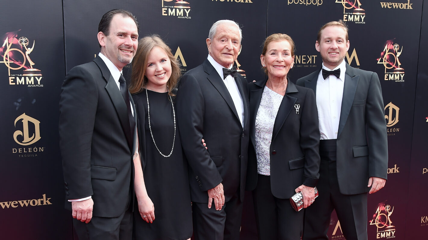 Judge Judy and family attend the 46th annual Daytime Emmy Awards at Pasadena Civic Center on May 05, 2019 in Pasadena, California