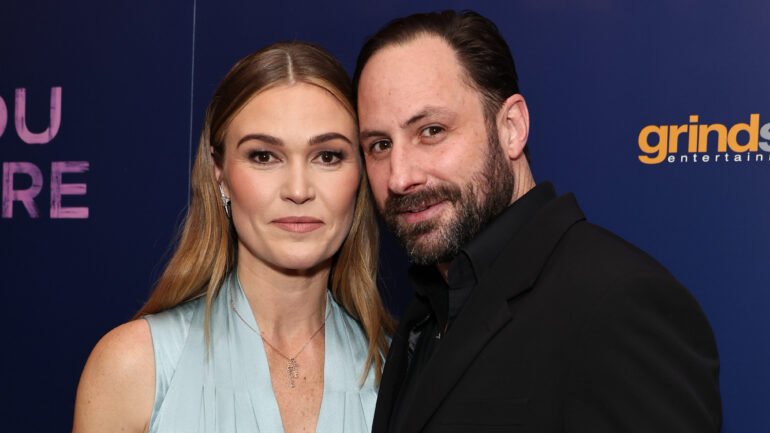 Julia Stiles and Preston Cook attend a screening of