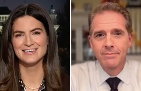 Kaitlan Collins and Scott Jennings