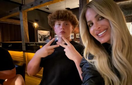Kim Zolciak and Kroy Biermann JR