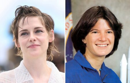 Kristen Stewart (L); Sally Ride (R)