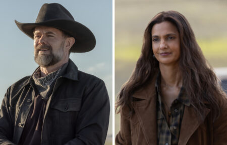 LANTERNS, Poorna Jagannathan, (Season 1, aired premiered Aug. 16, 2026). photo: ©HBO / Courtesy Everett Collection; LANTERNS, Garret Dillahunt, (Season 1, aired premiered Aug. 16, 2026). photo: John P. Johnson / ©HBO / Courtesy Everett Collection