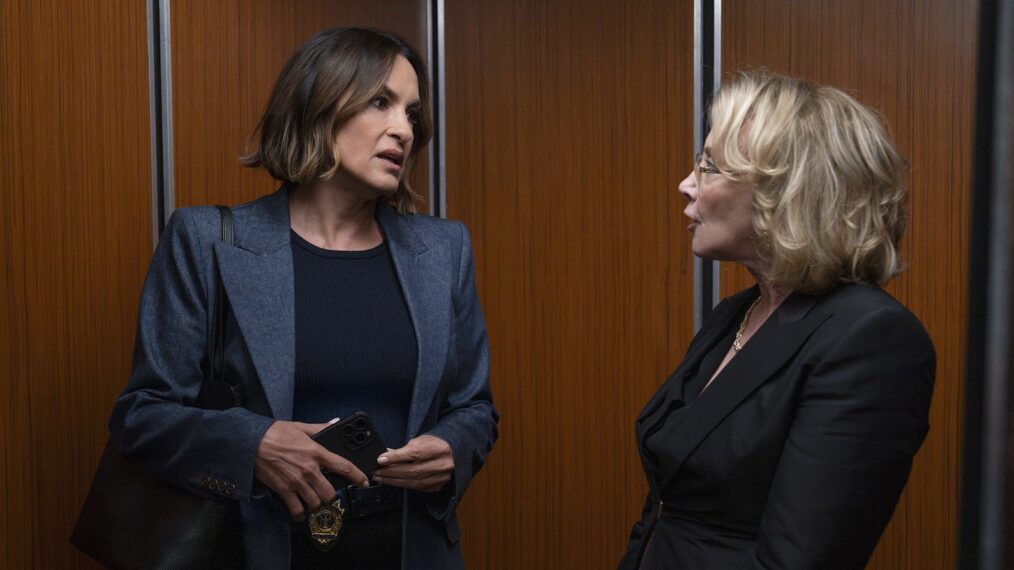 Mariska Hargitay as Capt. Olivia Benson, J. Smith-Cameron as Gwen Sharpe — 'Law & Order: SVU' Season 28 Premiere