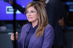 Fox Business anchor Maria Bartiromo speaks on the floor of the New York Stock Exchange