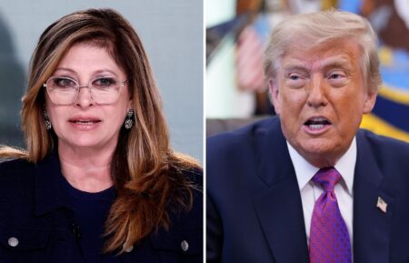 Maria Bartiromo and Donald Trump