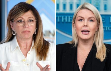 Maria Bartiromo and Karoline Leavitt