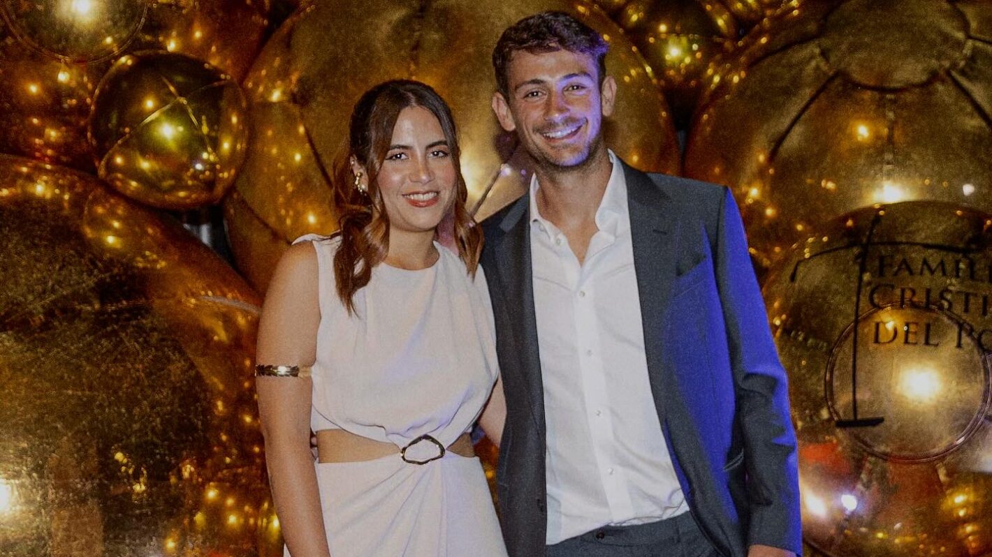 Mariano Navone and his girlfriend