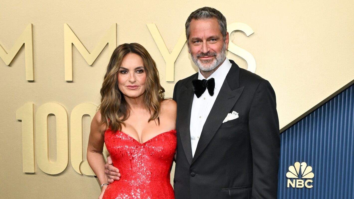 Mariska Hargitay and Peter Hermann at the 2026 Emmys