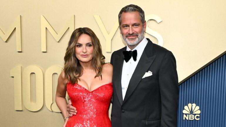Mariska Hargitay and Peter Hermann at the 2026 Emmys