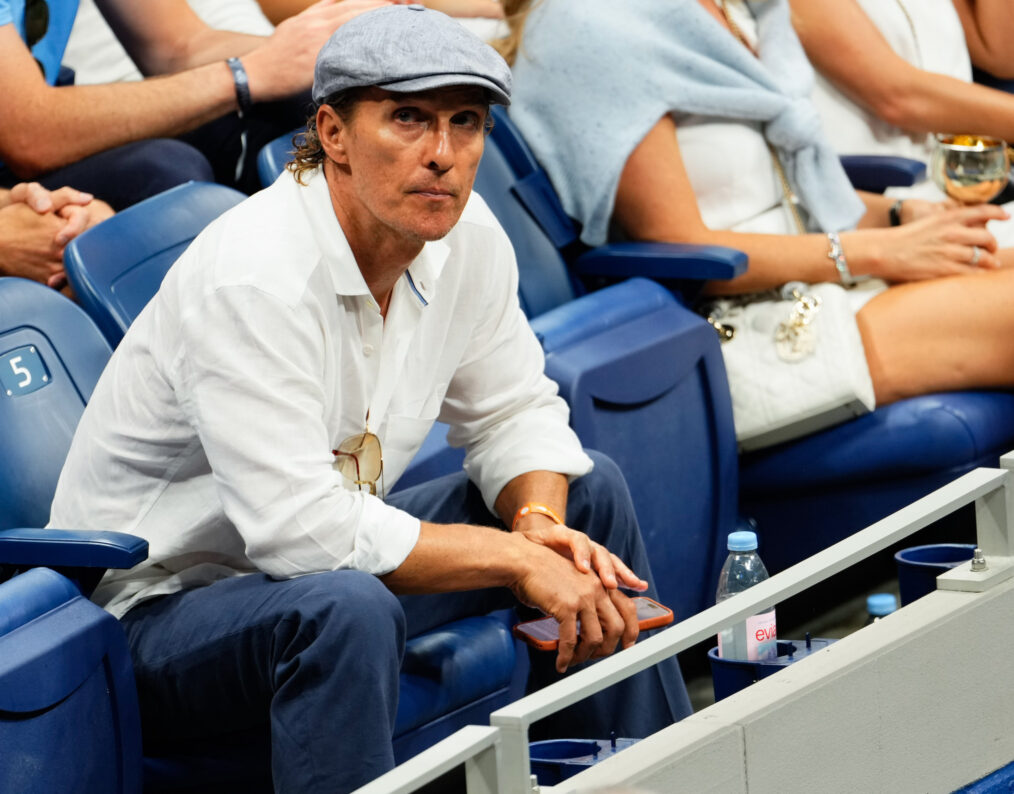 Matthew McConaughey attends The 2026 US Open Tennis Championships - Day 8, on September 6, 2026