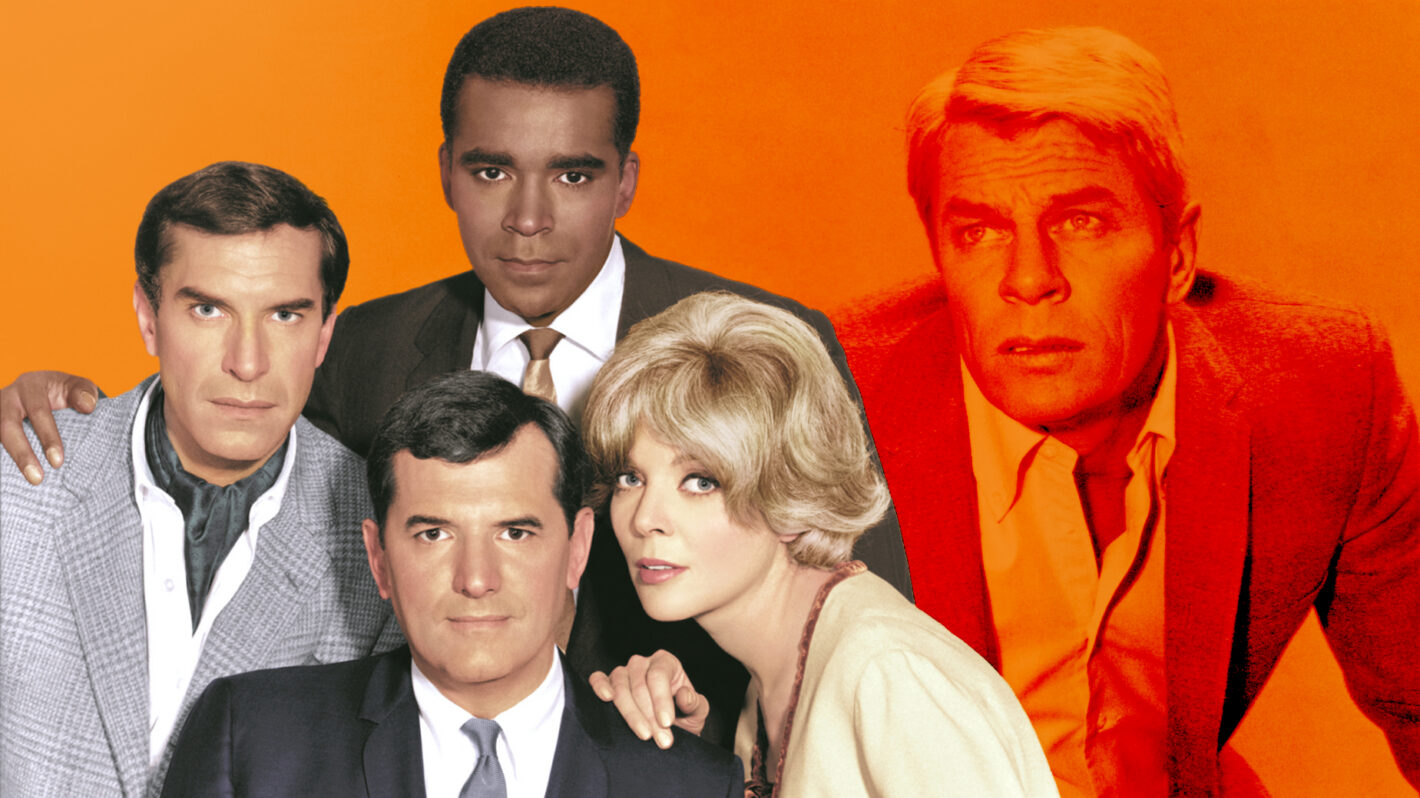 MISSION: IMPOSSIBLE, (clockwise from bottom): Steven Hill, Martin Landau, Barbara Bain, Greg Morris, 'Pilot', (Season 1, ep. 101, aired September 17, 1966), 1966-73.