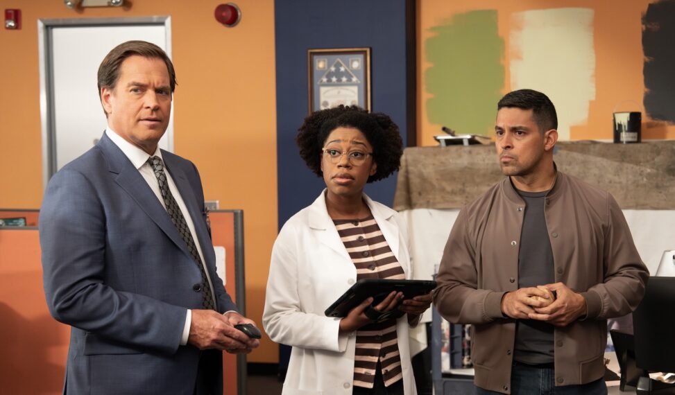 Michael Weatherly as Tony DiNozzo, Diona Reasonover as Kasie Hines, Wilmer Valderrama as Nicholas Torres — 'NCIS' Season 24 Premiere