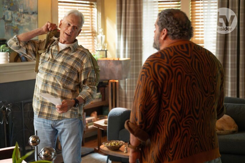Mark Harmon as Gibbs, Bobby Moynihan as Woody — 'NCIS: Origins' Season 3 Episode 2
