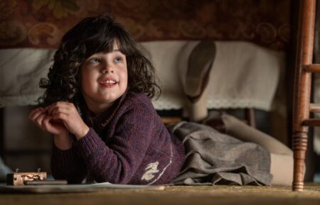 Tuesday and Mae Roberts as little Claire in 'Outlander: Blood of My Blood' Season 2