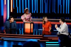 PASSWORD -- Episode 313 -- Pictured: (l-r) Jimmy Fallon, Keke Palmer, Savannah Guthrie, a contestant --