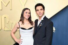 Lucia Aniello and Paul W. Downs at the 78th Emmy Awards held at Peacock Theater on September 14, 2026 in Los Angeles, California.