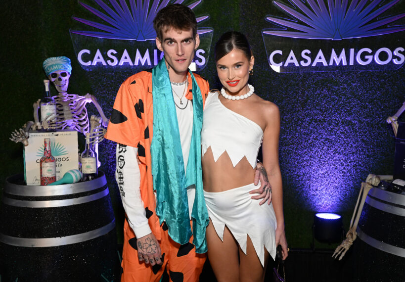 Presley Gerber and Lexi Wood attend the Casamigos Halloween Party Returns in Beverly Hills on October 28, 2022 in Beverly Hills, California