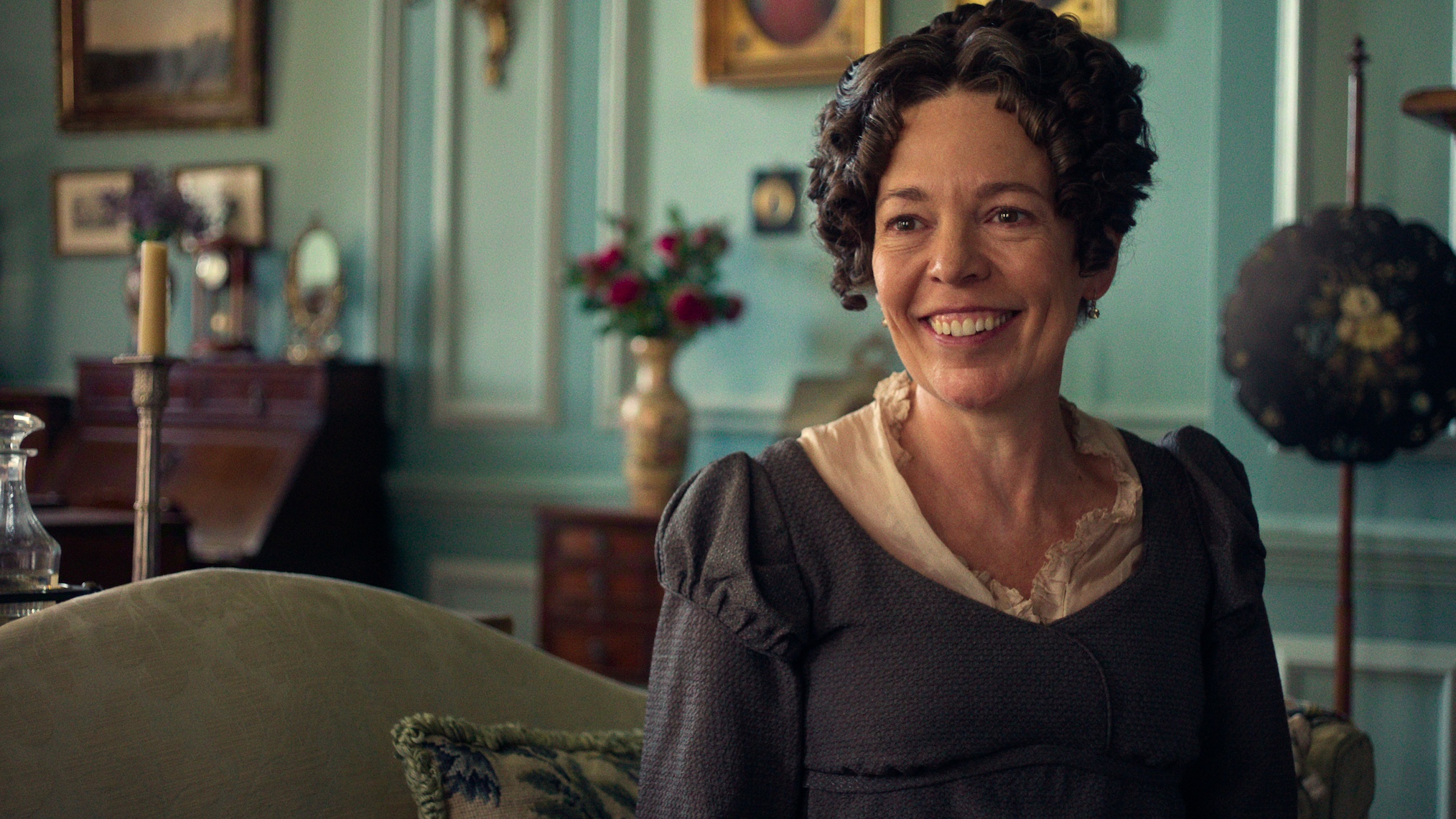 Olivia Colman as Mrs. Bennet in 'Pride and Prejudice'