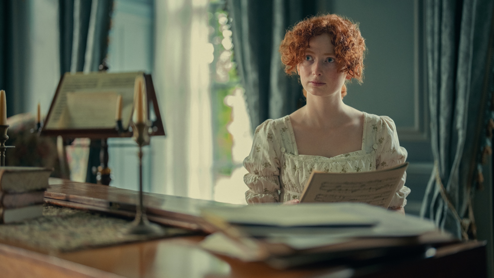 Hopey Parish as Mary Bennet in 'Pride and Prejudice'