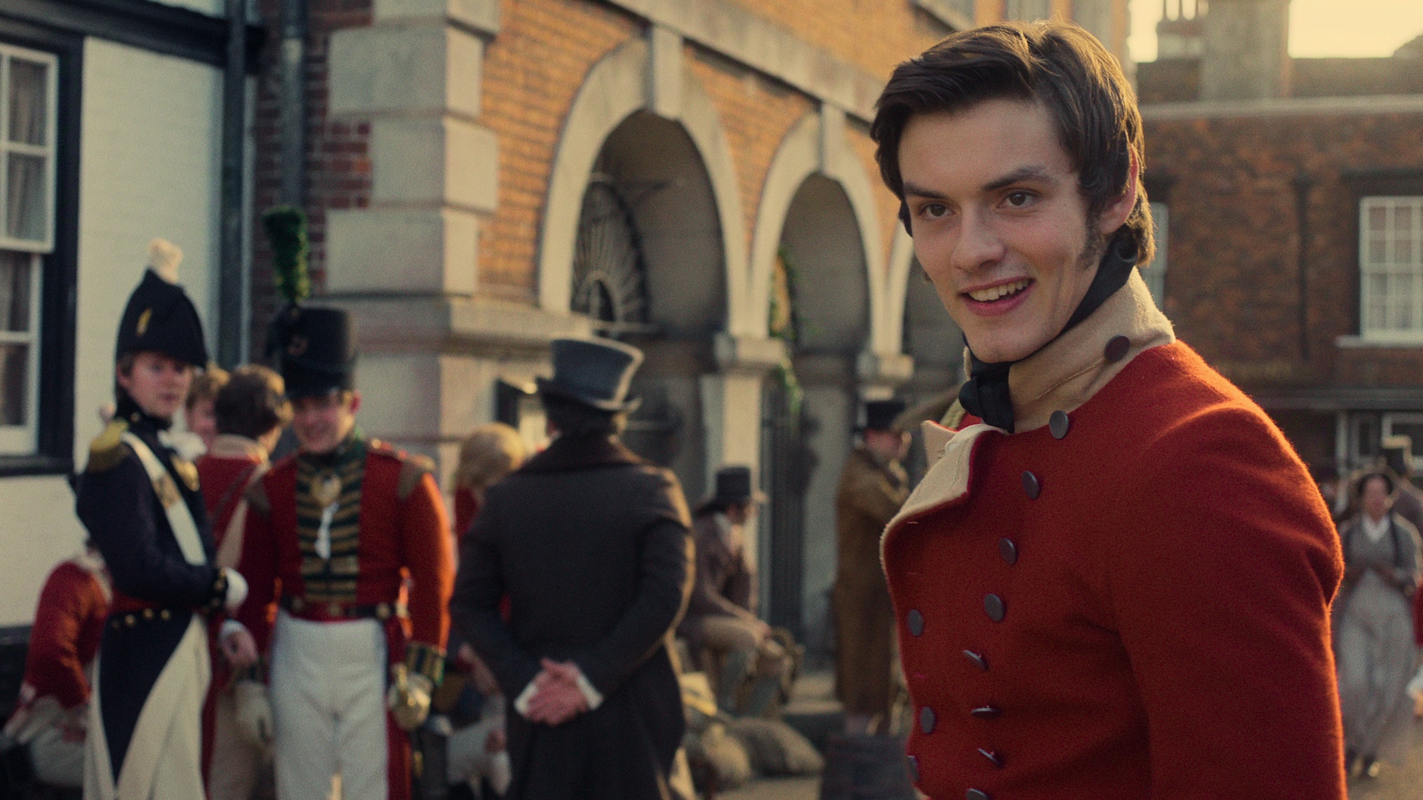 Louis Partridge as Mr. George Wickham in 'Pride and Prejudice'