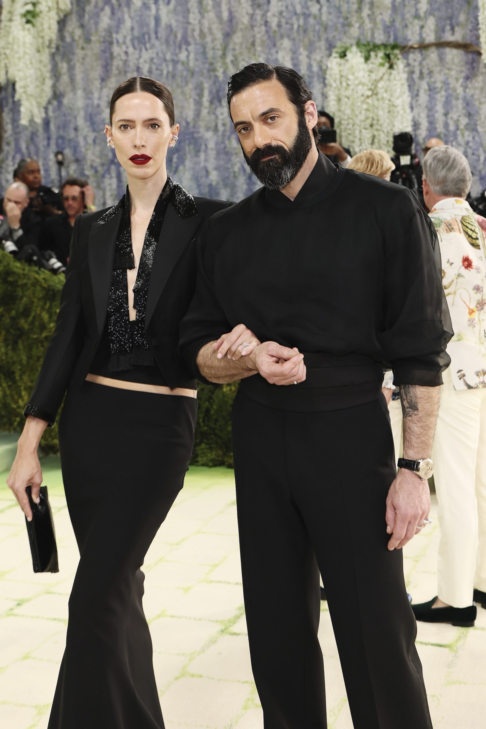 Rebecca Hall and Morgan Spector attend the 2026 Met Gala celebrating