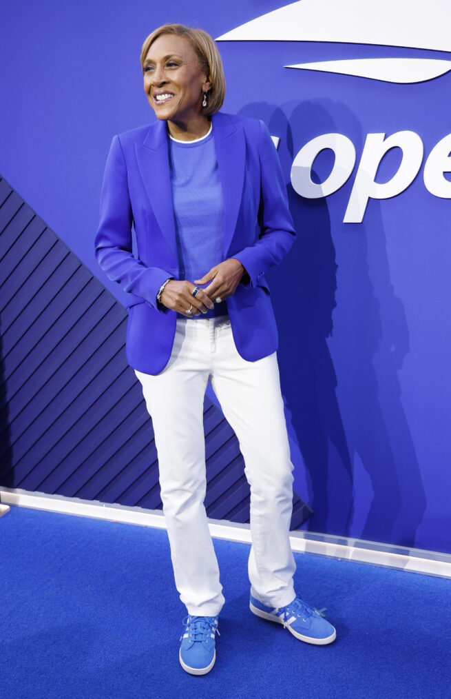 Robin Roberts attends day twelve of the 2026 US Open, a Grand Slam tennis tournament held at the USTA Billie Jean King National Tennis Center on September 10, 2026