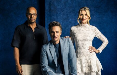 Zach Braff, Sarah Chalke, and Donald Faison — 'Scrubs' Fall Preview TV Insider Shoot