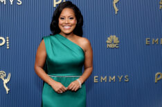 Pictured: Sheinelle Jones arrives to the 78th Primetime Emmy Awards