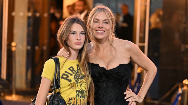 Marlowe Sturridge and Sienna Miller attend the
