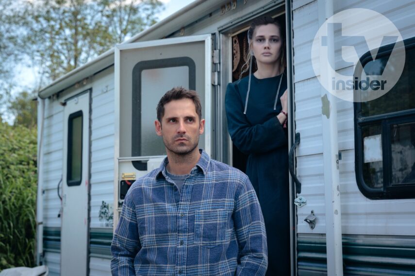 Jean-Luc Bilodeau and Karis Cameron in 'Sins of an Amish Husband'