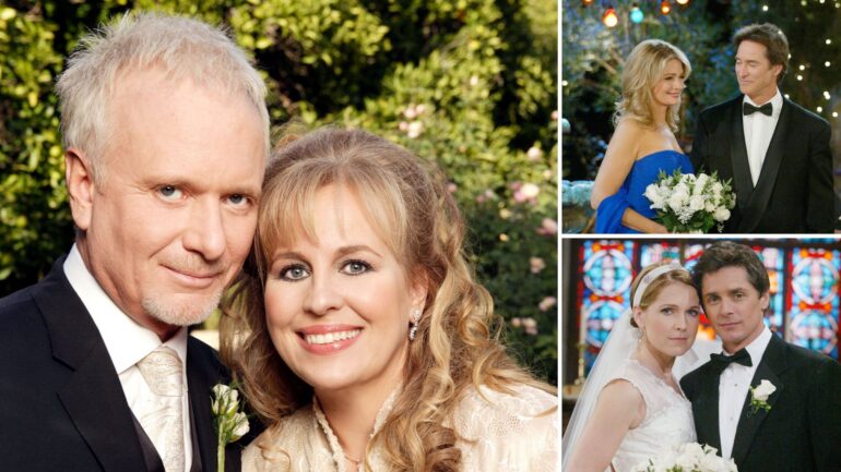Anthony Geary and Genie Francis on 'General Hospital,' Deidre Hall, Drake Hogestyn on 'Days of our Lives' in 2006; Billy Warlock, Melissa Reeves on 'Days of our Lives' in 2006